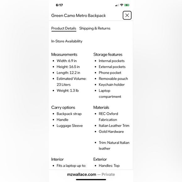 MZ Wallace Multicolor Camo Quilted Backpack - Picture 16 of 16